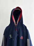 90s Adidas nylon pullover. Navy