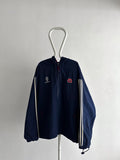 90s Adidas nylon pullover. Navy