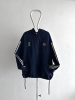 90s Adidas nylon pullover. Navy