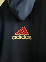 90s Adidas nylon pullover. Navy