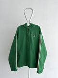 90s Adidas nylon pullover. Green.