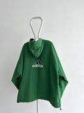 90s Adidas nylon pullover. Green.