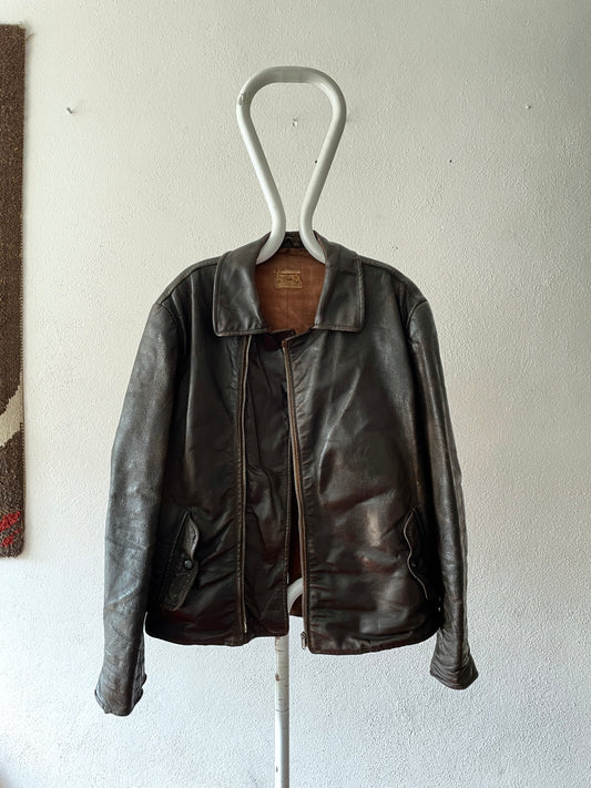 1940's Czechoslovakia motorcycle leather jacket