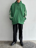 90s Adidas nylon pullover. Green.