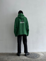 90s Adidas nylon pullover. Green.