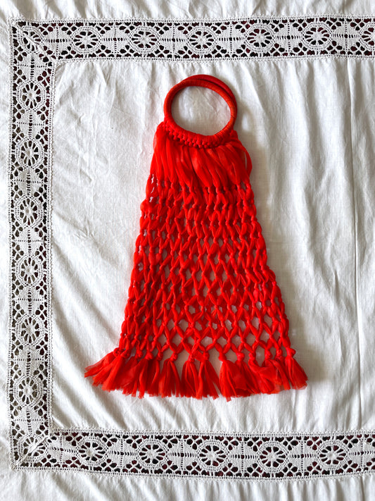 mesh bag - scarlet