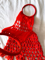 mesh bag - scarlet
