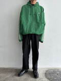 90s Adidas nylon pullover. Green.