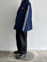 90s Adidas nylon pullover. Navy