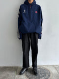 90s Adidas nylon pullover. Navy