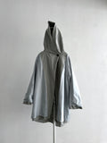 Modern gray metal coat