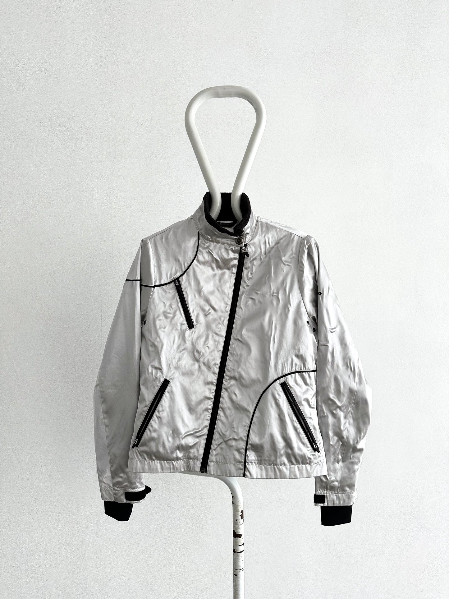 00's nylon silver jacket