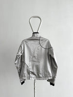 00's nylon silver jacket