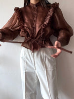 80's SPORTMAX pure silk blouse