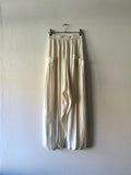 90s French white blind easy trouser