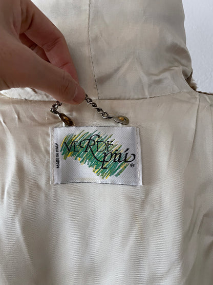 1980's italy wool mofumofu hoodie