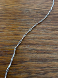 tiny chain silver necklace