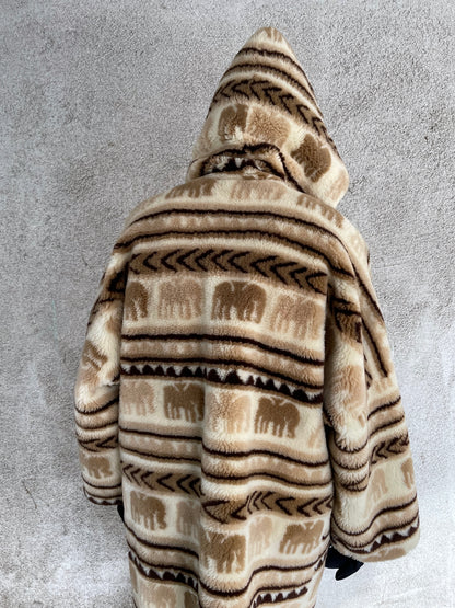 1980's italy wool mofumofu hoodie