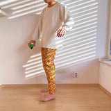 80's geometric design tapered trouser