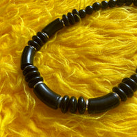 vintage black necklace