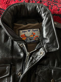 70's french m65 type leather jacket