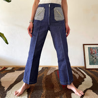 70's flare denim, dead stock