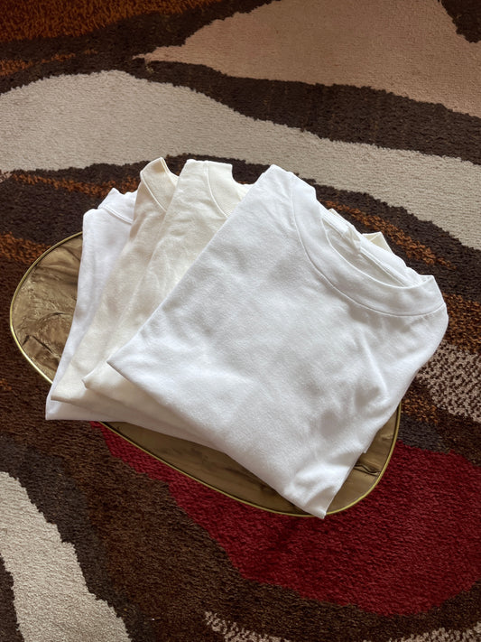 90's single stitched tee 4p set