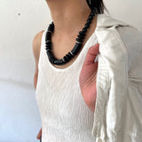 vintage black necklace