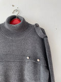 italy high gauge knit top.