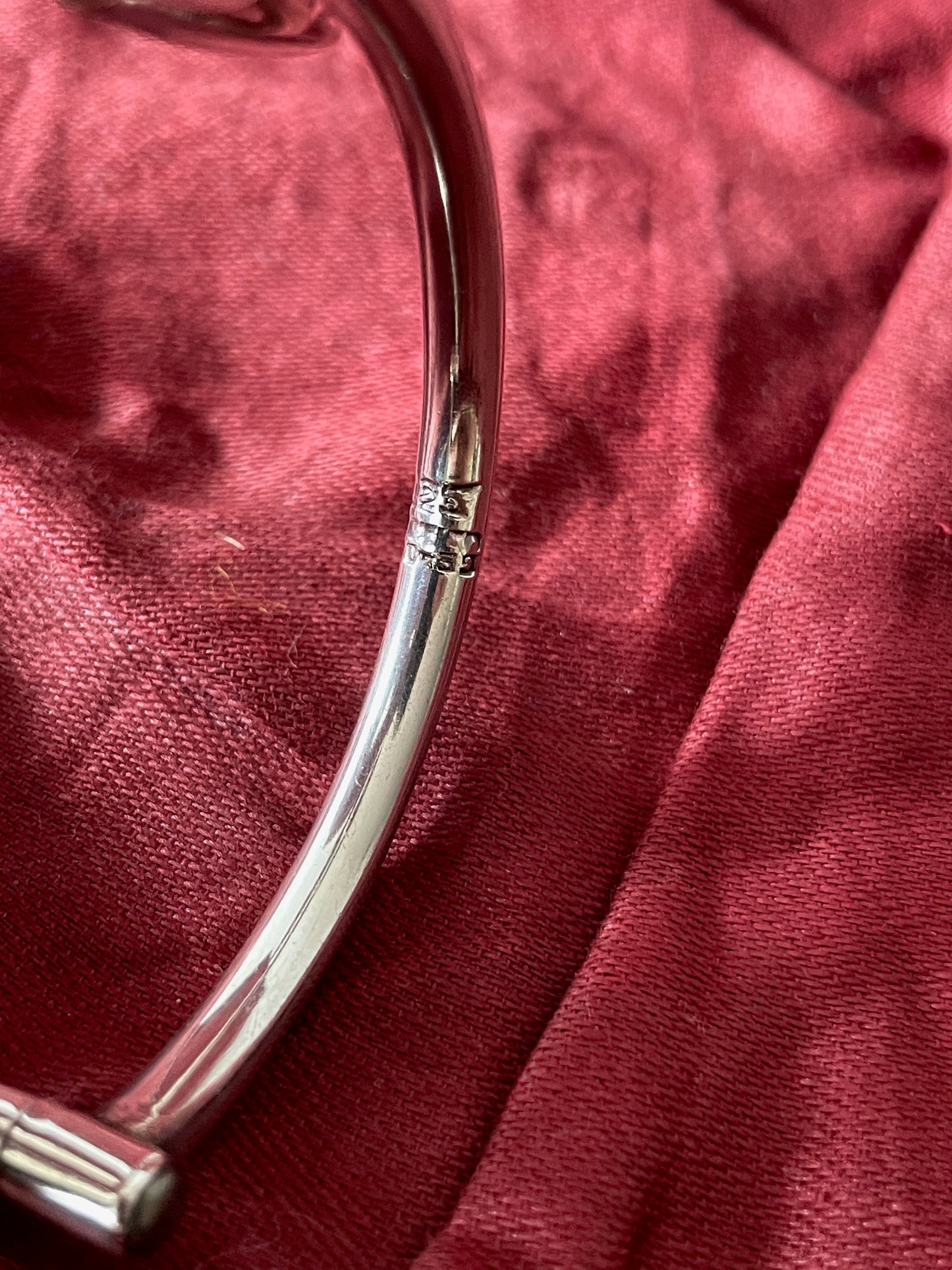 925 double arrow bangle