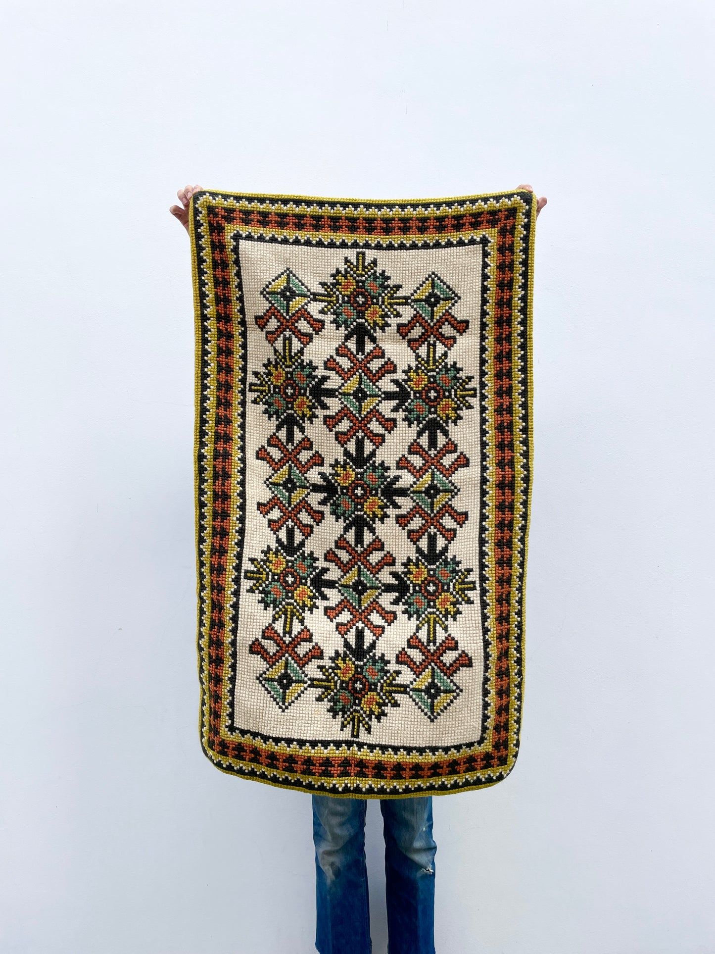 70's Germany wool rug