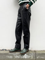 80s lamb leather 2tuck trouser