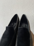 French bicolor leather shoes sz40