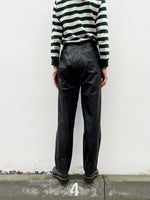 80s lamb leather 2tuck trouser