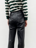 80s lamb leather 2tuck trouser