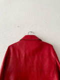 80's italy red reather