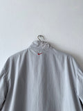 Early 00's Nike modern gray pullover with invisible zipper.