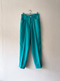 80's turquoise trouser West Germany