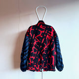80s CRE-ACT BY RAINER ENGEL Ski Jacket, Crazy pattern bomber, made in Italy