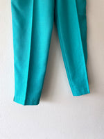 80's turquoise trouser West Germany