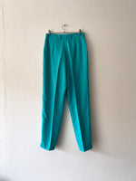 80's turquoise trouser West Germany