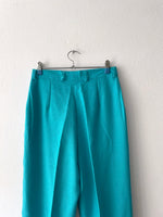 80's turquoise trouser West Germany