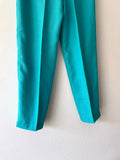 80's turquoise trouser West Germany