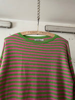 cashmere blend guava striped