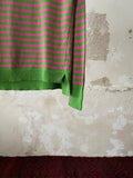 cashmere blend guava striped