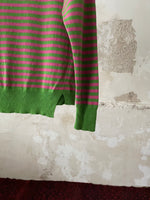 cashmere blend guava striped