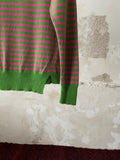 cashmere blend guava striped