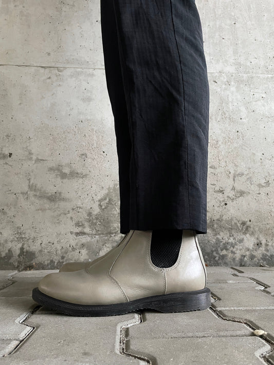 Dr.Martens gray chelsea boots