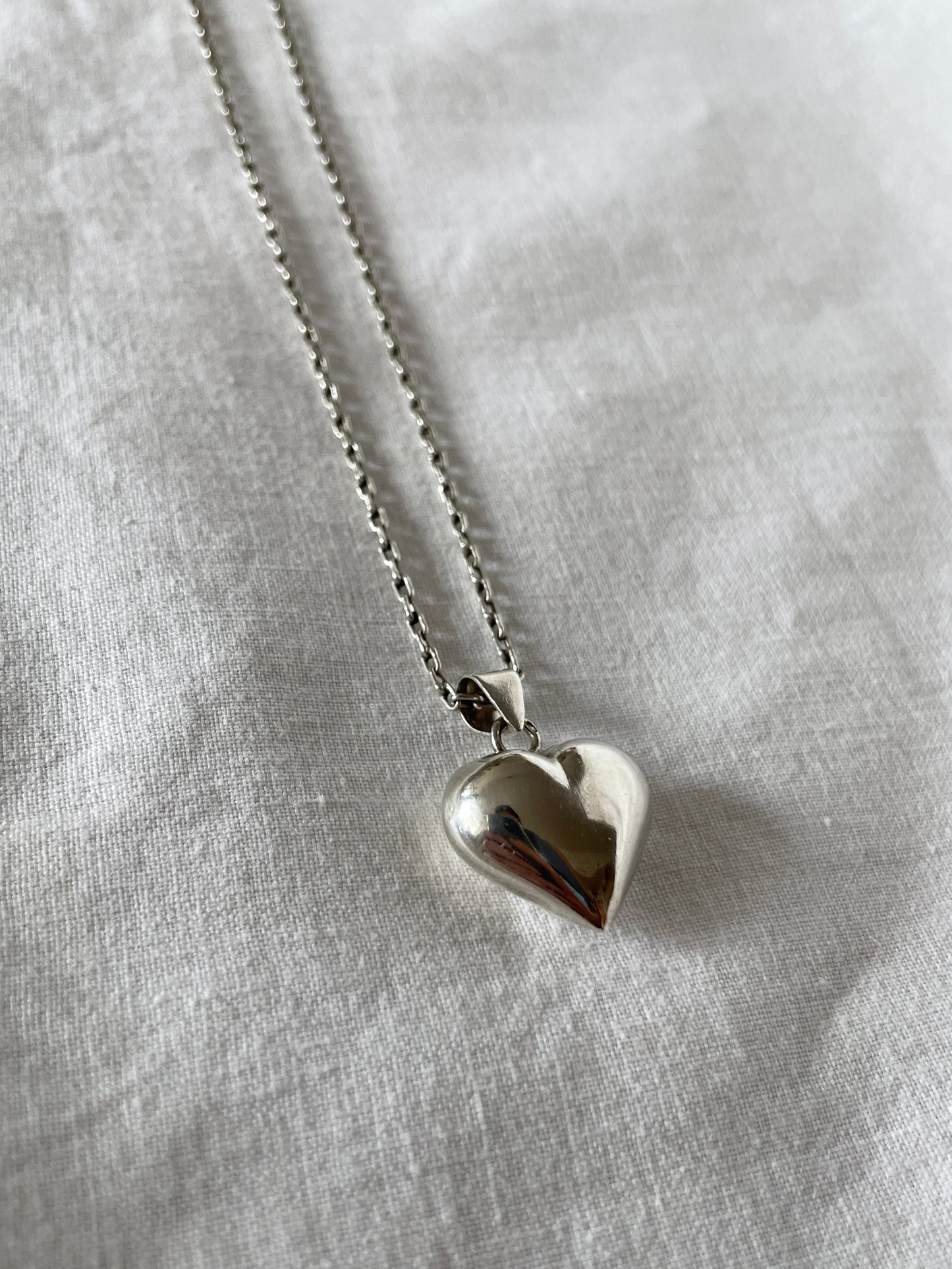 925 small chubby heart pendant