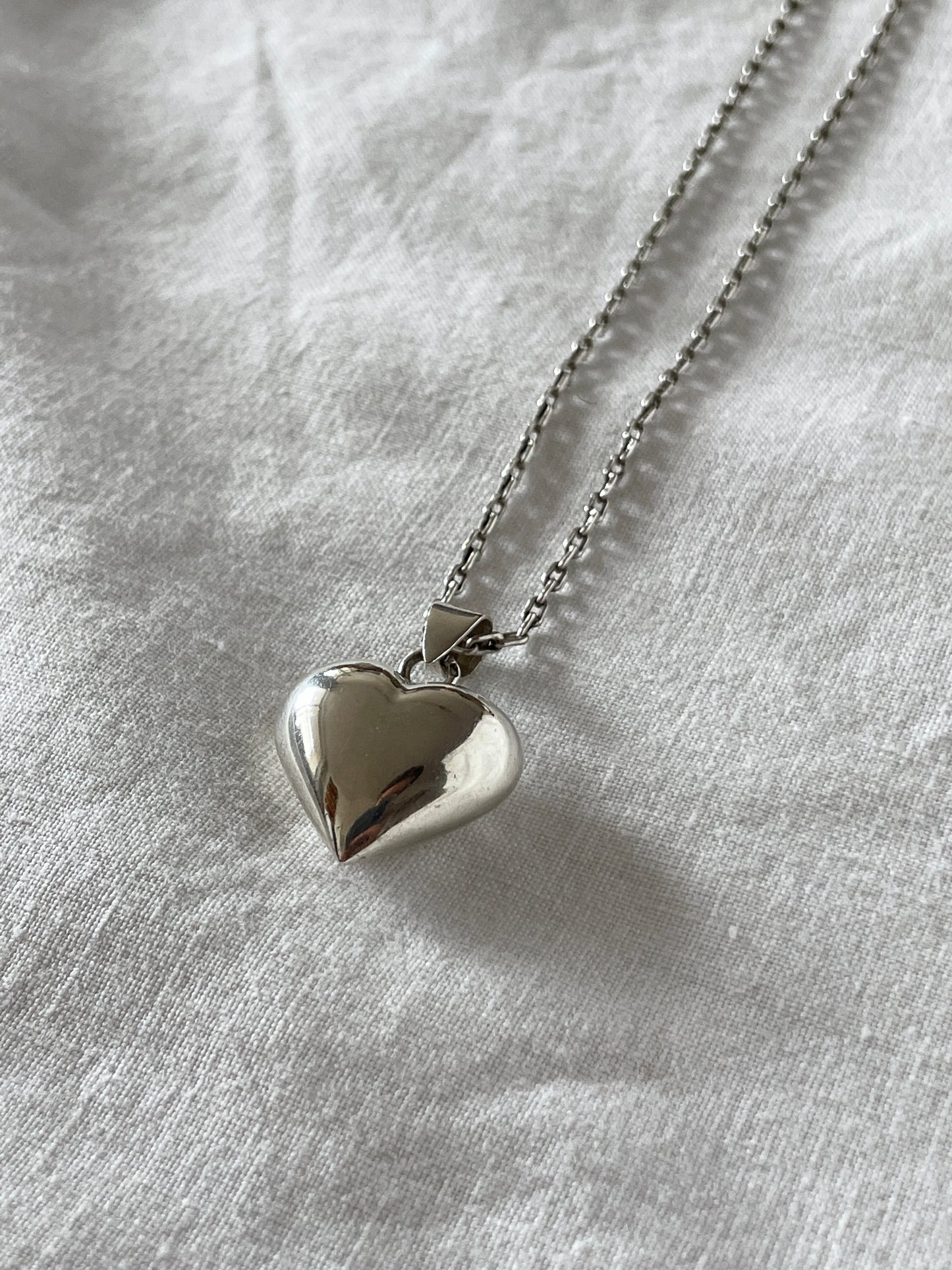 925 small chubby heart pendant